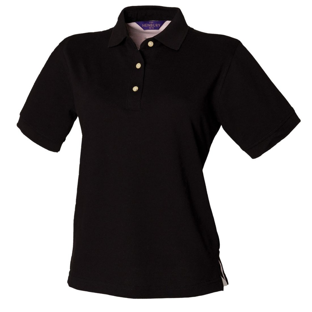 Henbury Women's classic cotton piqué© polo shirt