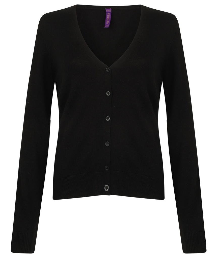 Henbury Women's v-neck cardigan