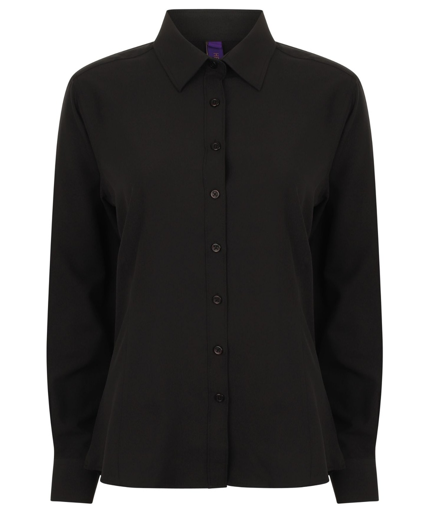 Henbury Women's wicking antibacterial long sleeve shirt