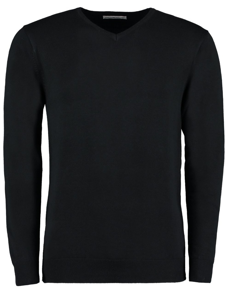 Kustom Kit Arundel v-neck sweater long sleeve (classic fit)