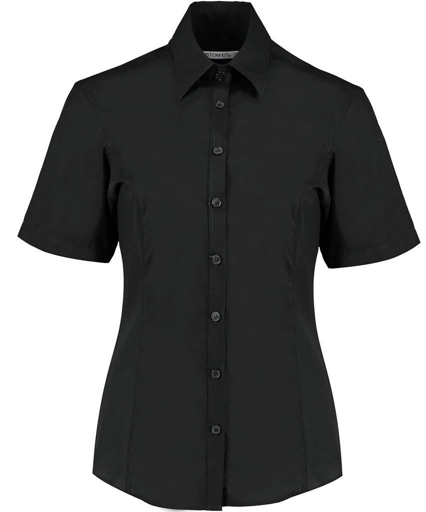 Kustom Kit Business blouse short-sleeved (tailored fit)