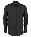 [KK104] Kustom Kit Business shirt long-sleeved (classic fit) (14.5, Black)