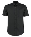 [KK102] Kustom Kit Business shirt short-sleeved (classic fit) (14.5, Black)