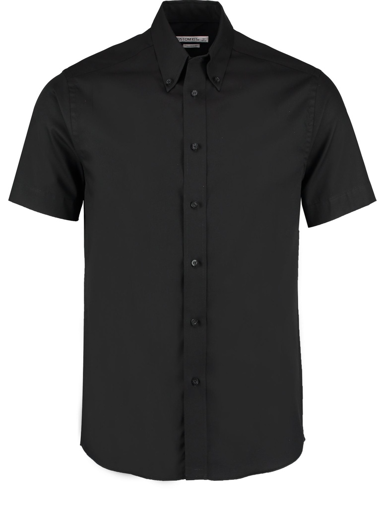 Kustom Kit Premium Oxford shirt short-sleeved (tailored fit)