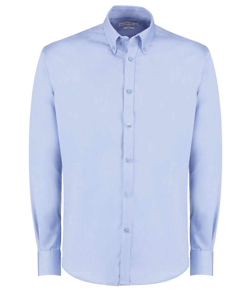 Kustom Kit Slim fit non-iron Oxford twill shirt long-sleeved (slim fit)