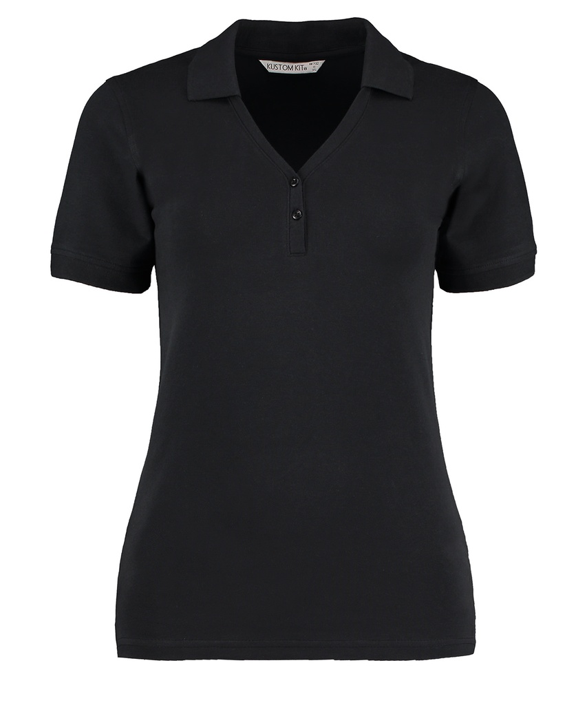 Kustom Kit Sophia v-neck polo (regular fit)