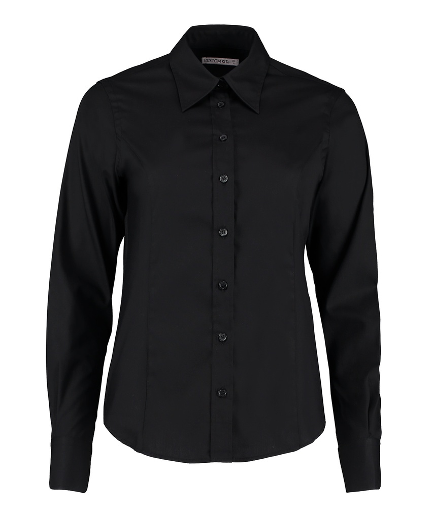 Kustom Kit Women's corporate Oxford blouse long-sleeved (tailored fit)