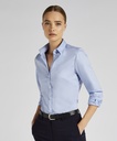 [KK782] Kustom Kit Women's stretch Oxford shirt long-sleeved (tailored fit) (6, Light Blue)
