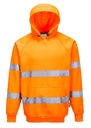 [PW337] Portwest Hi-vis hooded sweatshirt (B304) (S, Orange)