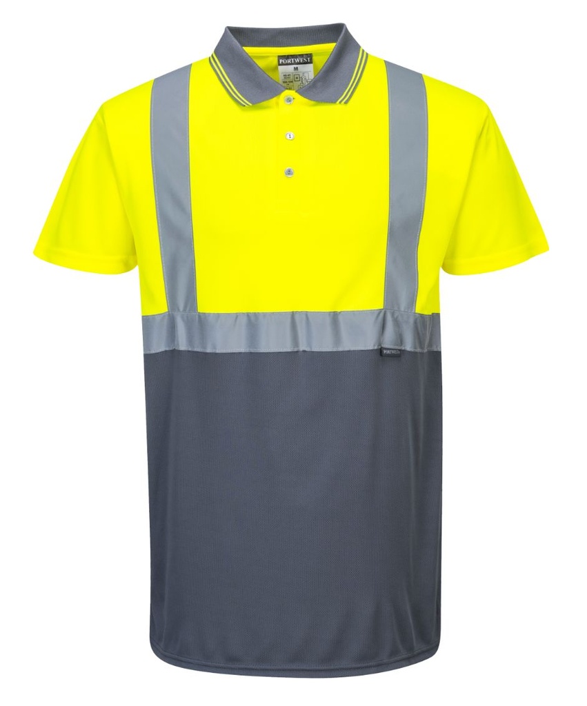 Portwest Hi-vis two-tone polo shirt (S479)