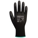 [PW081] Portwest PU palm-coated glove (A120) (M, Black)