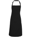 [PR167] Premier 100% Polyester bib apron (Black)