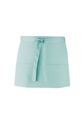 [PR155] Premier Colours 3-pocket apron (Aqua)