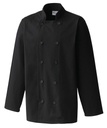 [PR657] Premier Long sleeve chef's jacket (XS, Black)