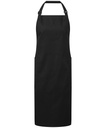 [PR120] Premier Recycled bib apron, organic and Fairtrade certified (Black)