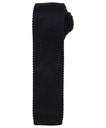 [PR789] Premier Slim knitted tie (Black)