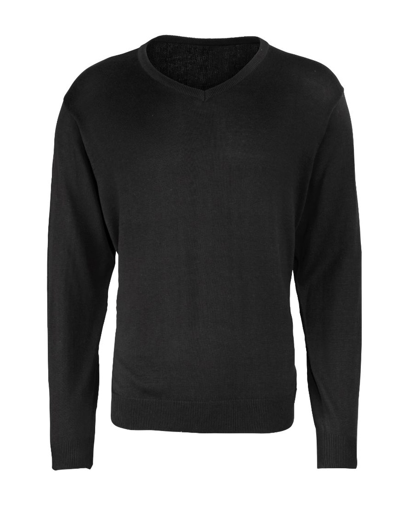 Premier V-neck knitted sweater
