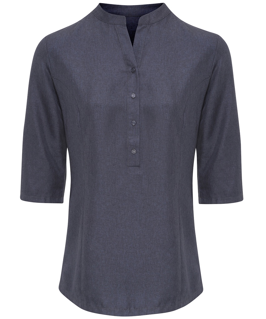 Premier Verbena 'linen look' button-up beauty tunic