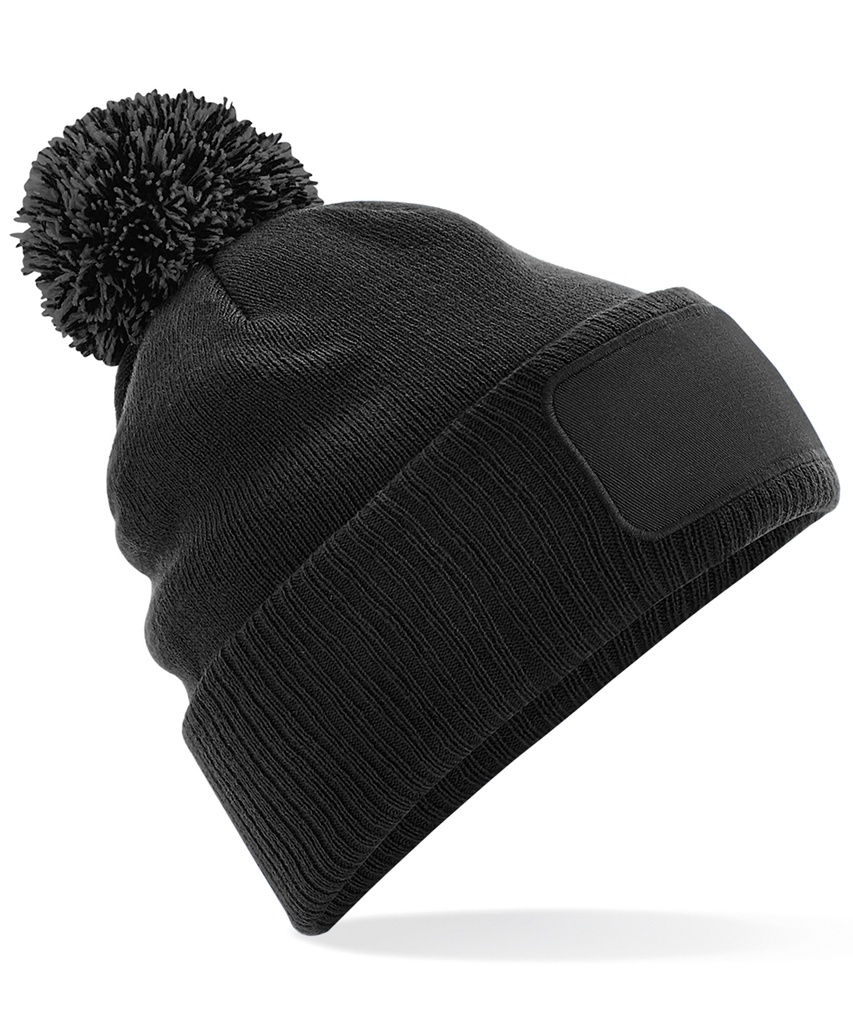 Beechfield Snowstar patch beanie