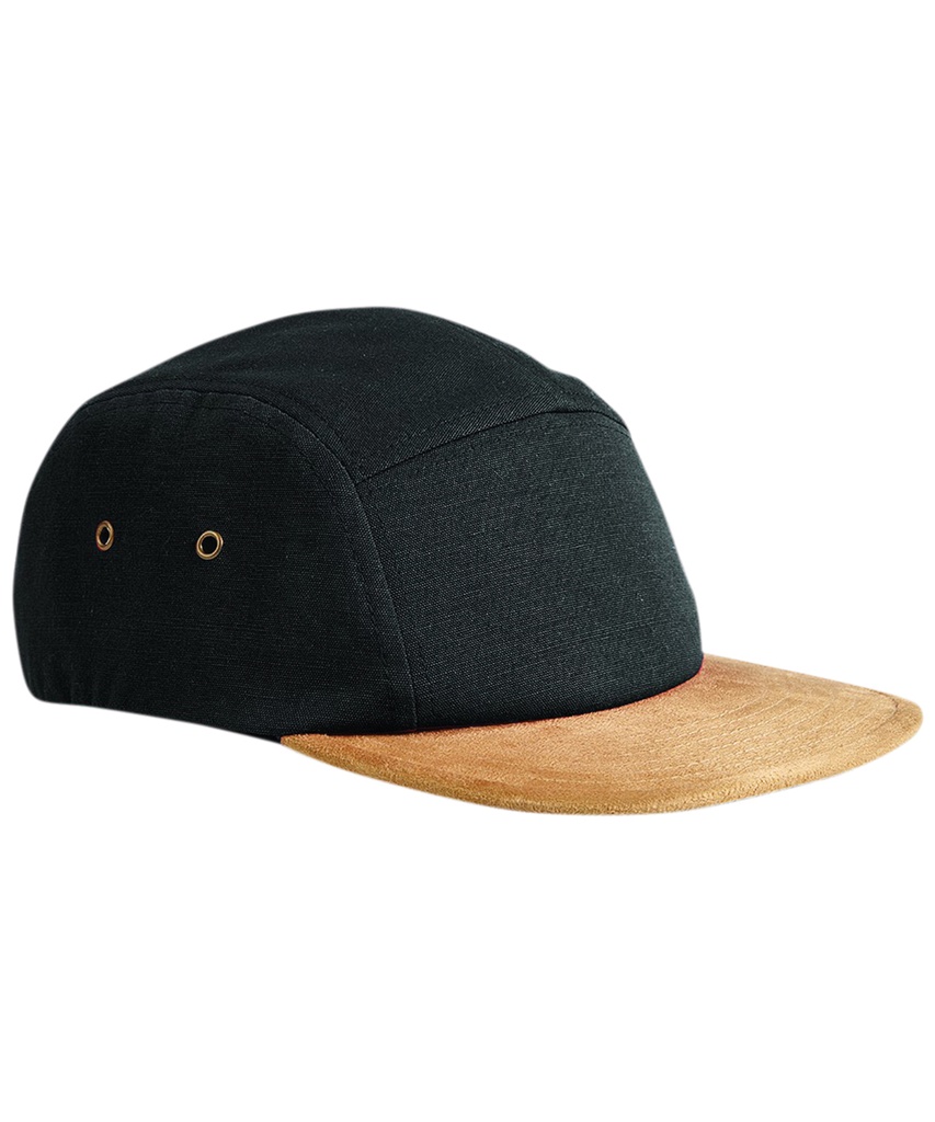 Beechfield Suede peak 5-panel cap