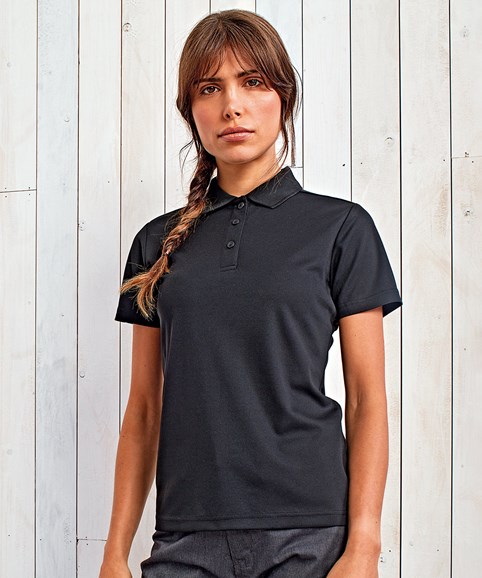 Premier Women's spun dyed sustainable polo shirt