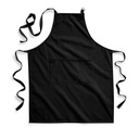 [WM364] Westford Mill Fairtrade cotton adult craft apron (Black)