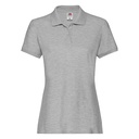 [SS505] Fruit of the Loom Women's premium polo (XS, Athletic Heather)