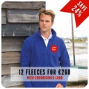 [FLEECE_DEAL] 12 Result Core Microfleece Jackets (R114X) with logo for €260