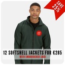 [SOFTSHELL_DEAL] 12 Softshell Jackets with logo for €285