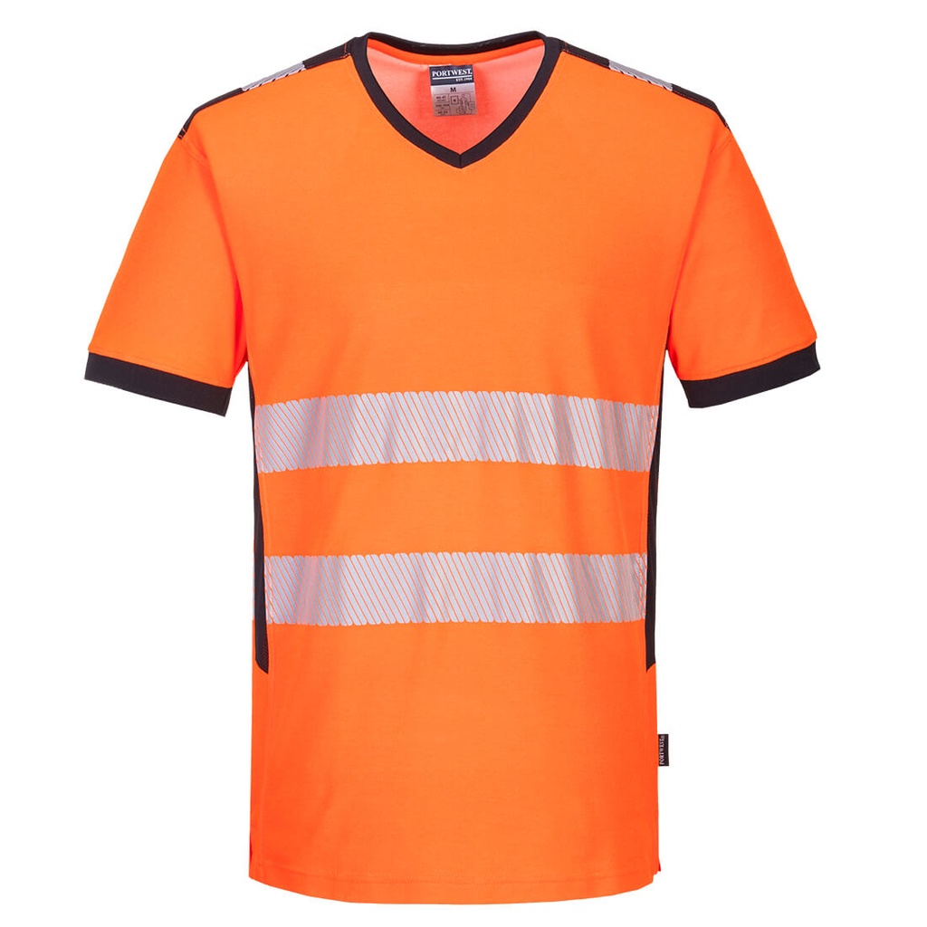 Portwest PW3 Hi-Vis V-Neck T-Shirt