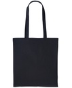[RL100_PRINT] Nutshell® Cotton shopper long handle with printed logo (Black)
