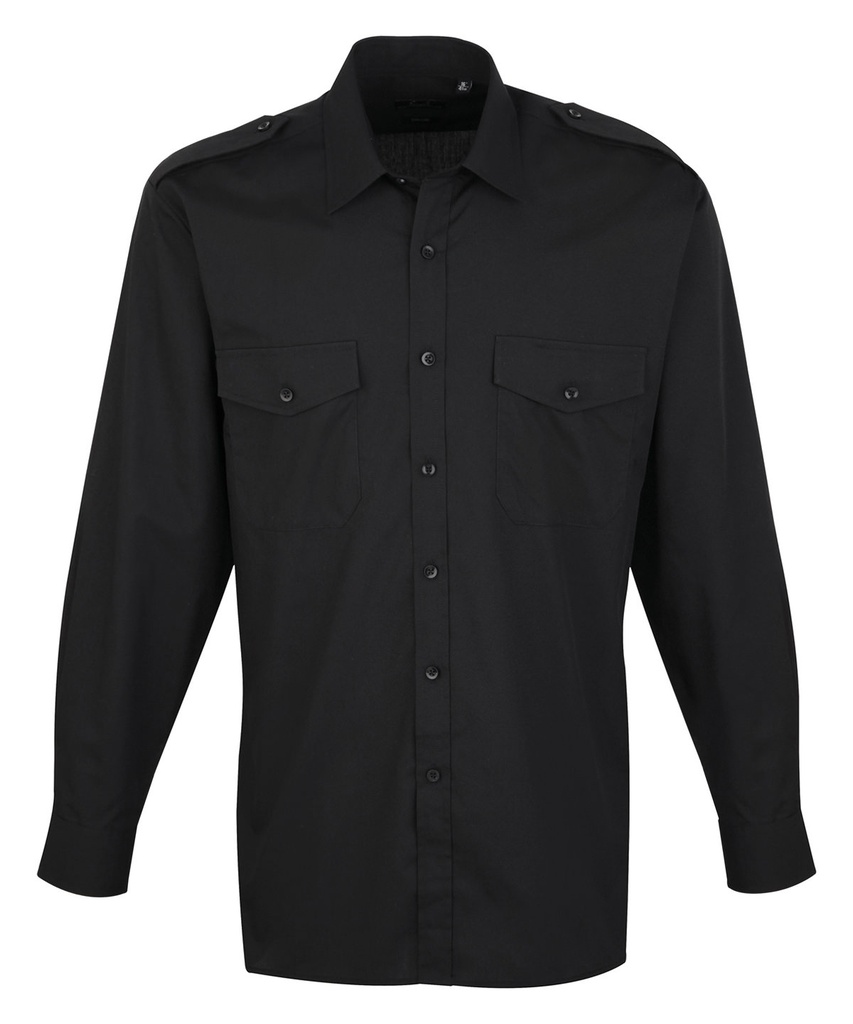 Premier Men's Long sleeve pilot shirt