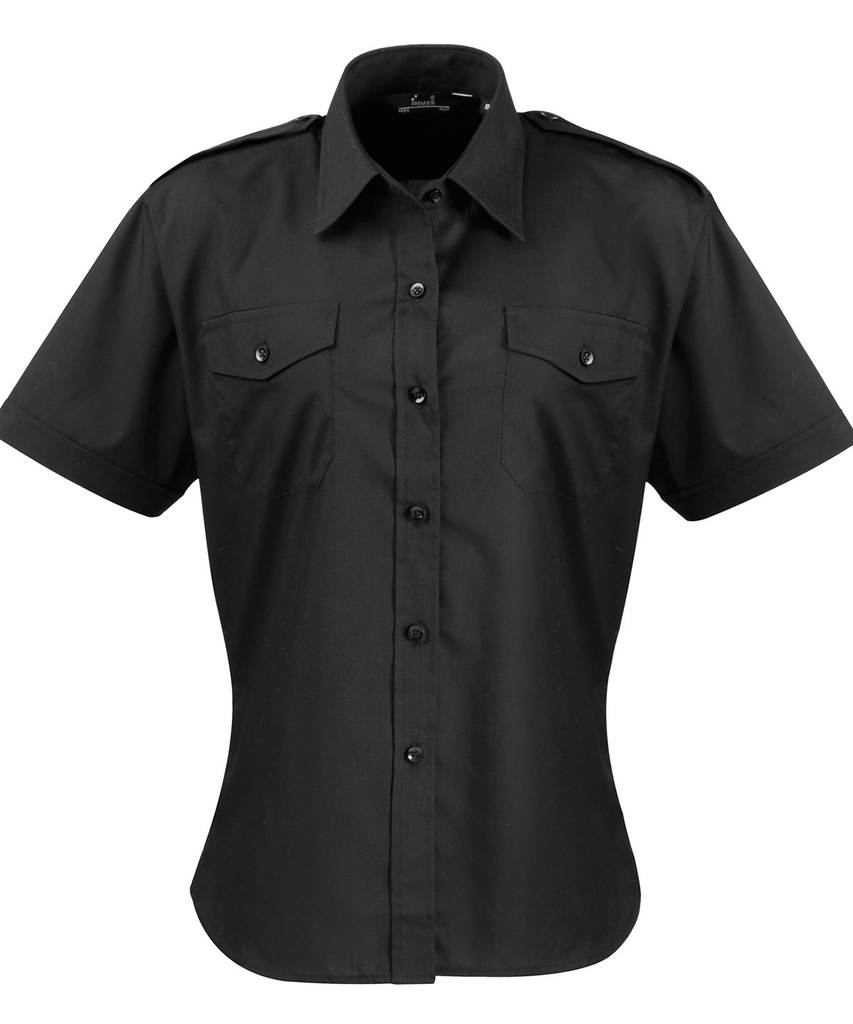 Premier Women's short sleeve pilot blouse