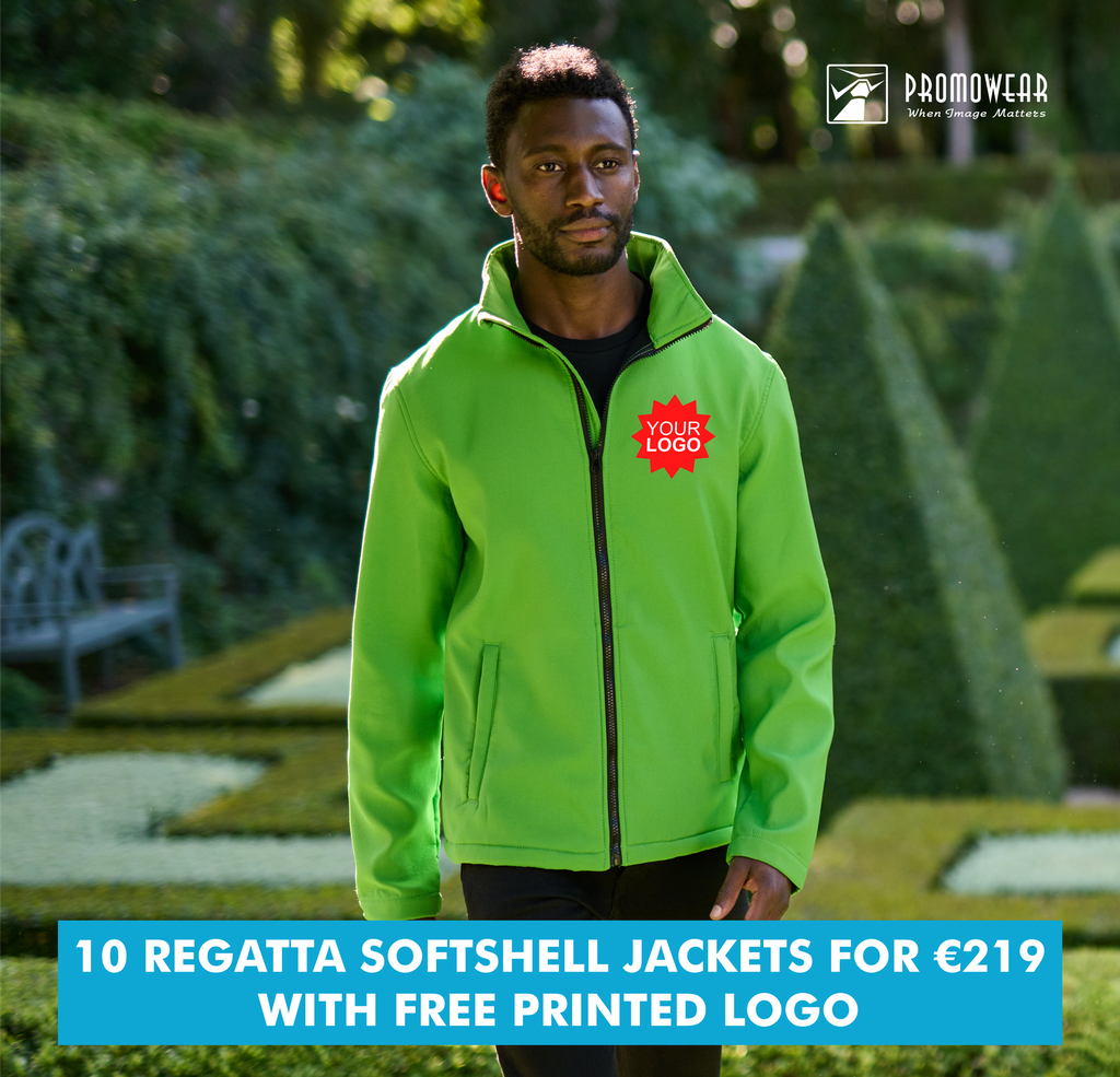 10 Regatta Professional Ablaze printable softshell jacket + Free Printed Logo for €219