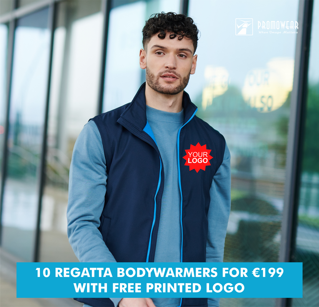 10 Regatta Professional Ablaze printable softshell bodywarmer + Free Printed Logo €199