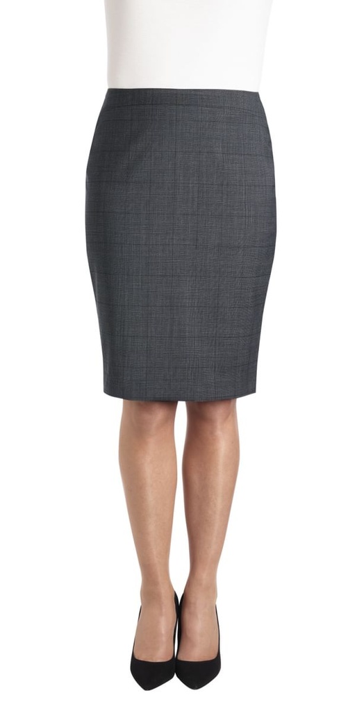Brook Taverner Numana Straight Skirt (check)