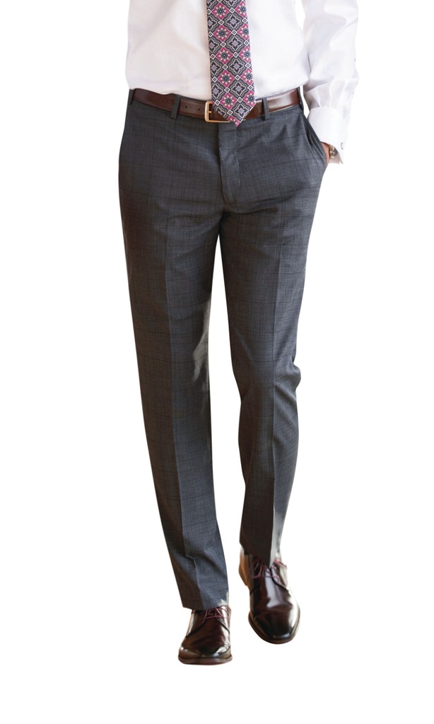 Brook Taverner Cassino Slim Fit Trousers (Check)