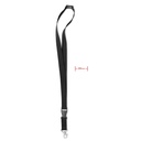LANY Lanyard with metal hook, detachable buckle and safety breakaway