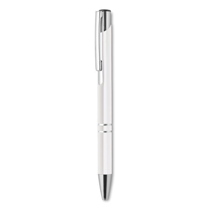 BERN Push button pen in aluminium finish