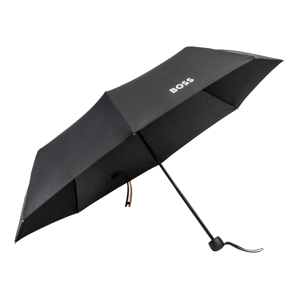 HUGO BOSS Iconic Mini Black Umbrella