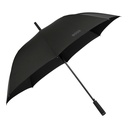 HUGO BOSS Double B Black & Gunmetal Umbrella
