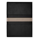 CERRUTI 1881 Delano Taupe & Black A4 Folder