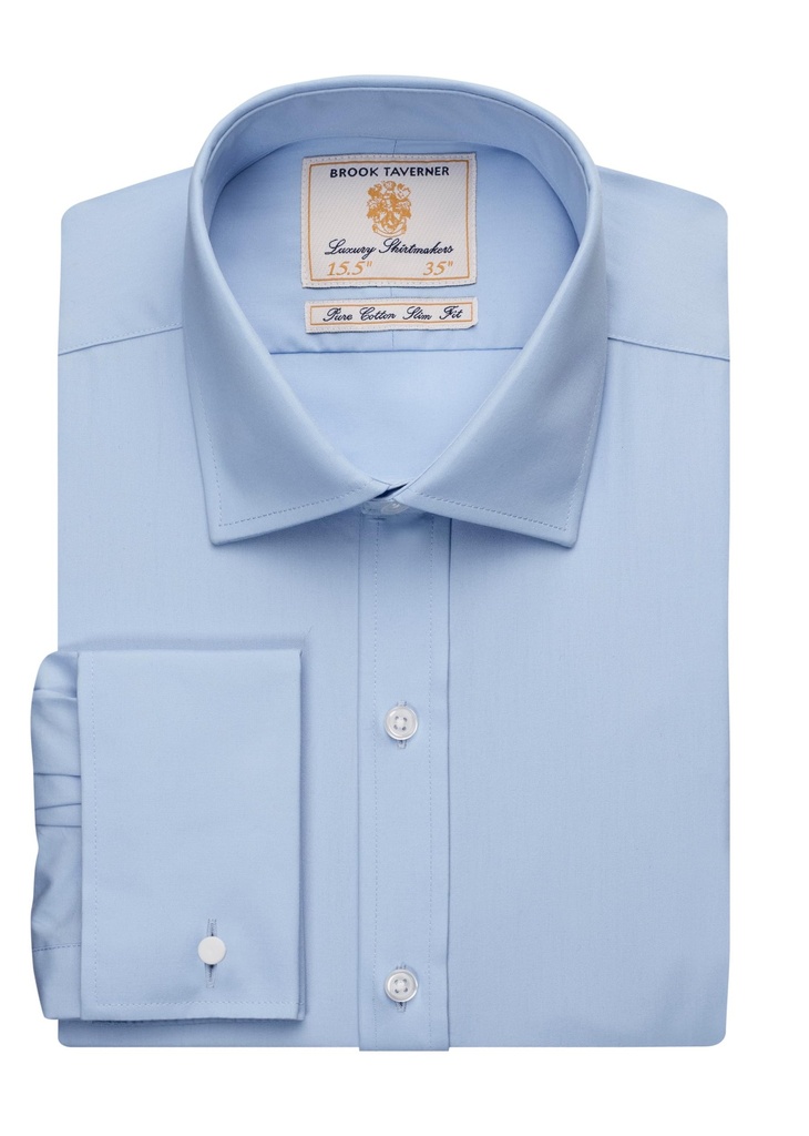 Brook Taverner Chelford Slim Fit Shirt Cotton Poplin