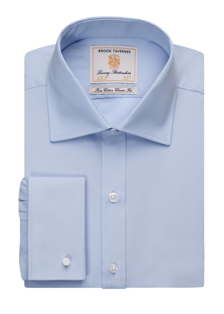 Brook Taverner Chester Classic Fit Shirt Cotton Poplin