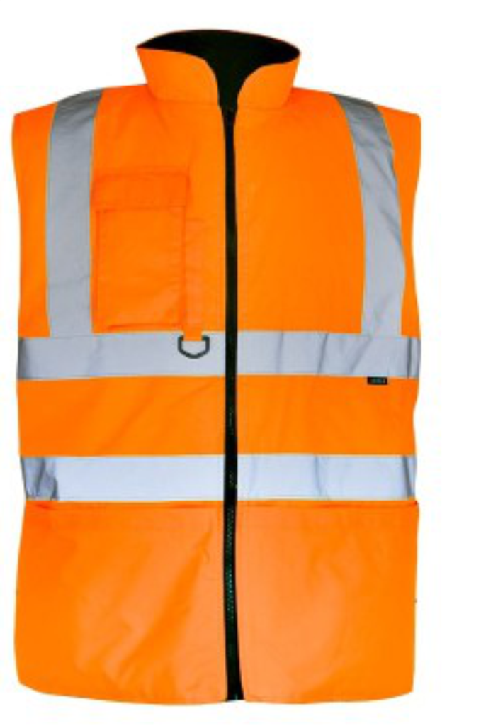 Cargo Hi-Vis Fleece Lined Bodywarmer 1214