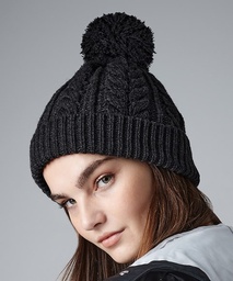 Beechfield Cable knit snowstar® beanie