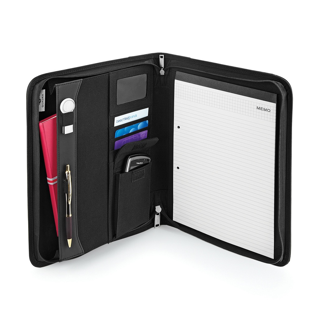 Quadra Burbank zipper portfolio