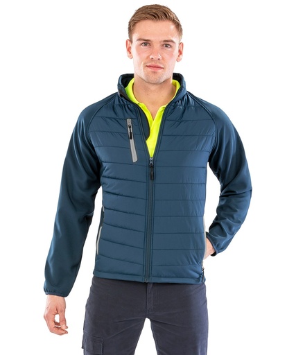 Result Recycled Compass padded softshell jacket