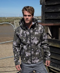Result Urban Outdoor Camo TX performance hooded softshell jacket