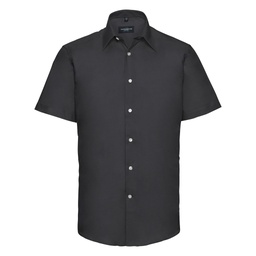 Russell Collection Short sleeve easycare tailored Oxford shirt